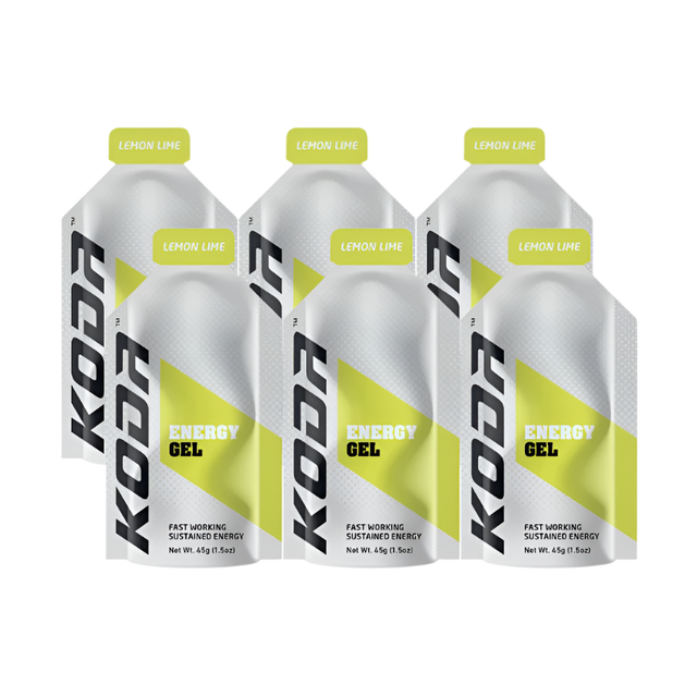 Koda Nutrition - Energy Gels - Lemon Lime - 6 Pack