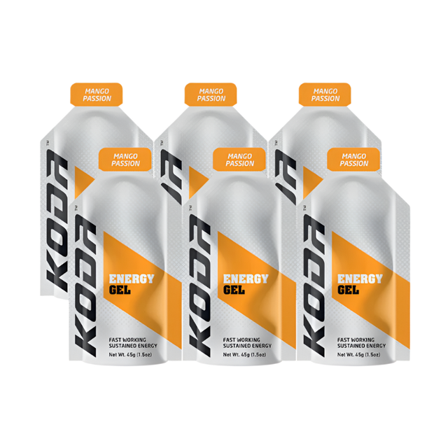 Koda Nutrition - Energy Gels - Mango Passion (45g) - 6 Pack