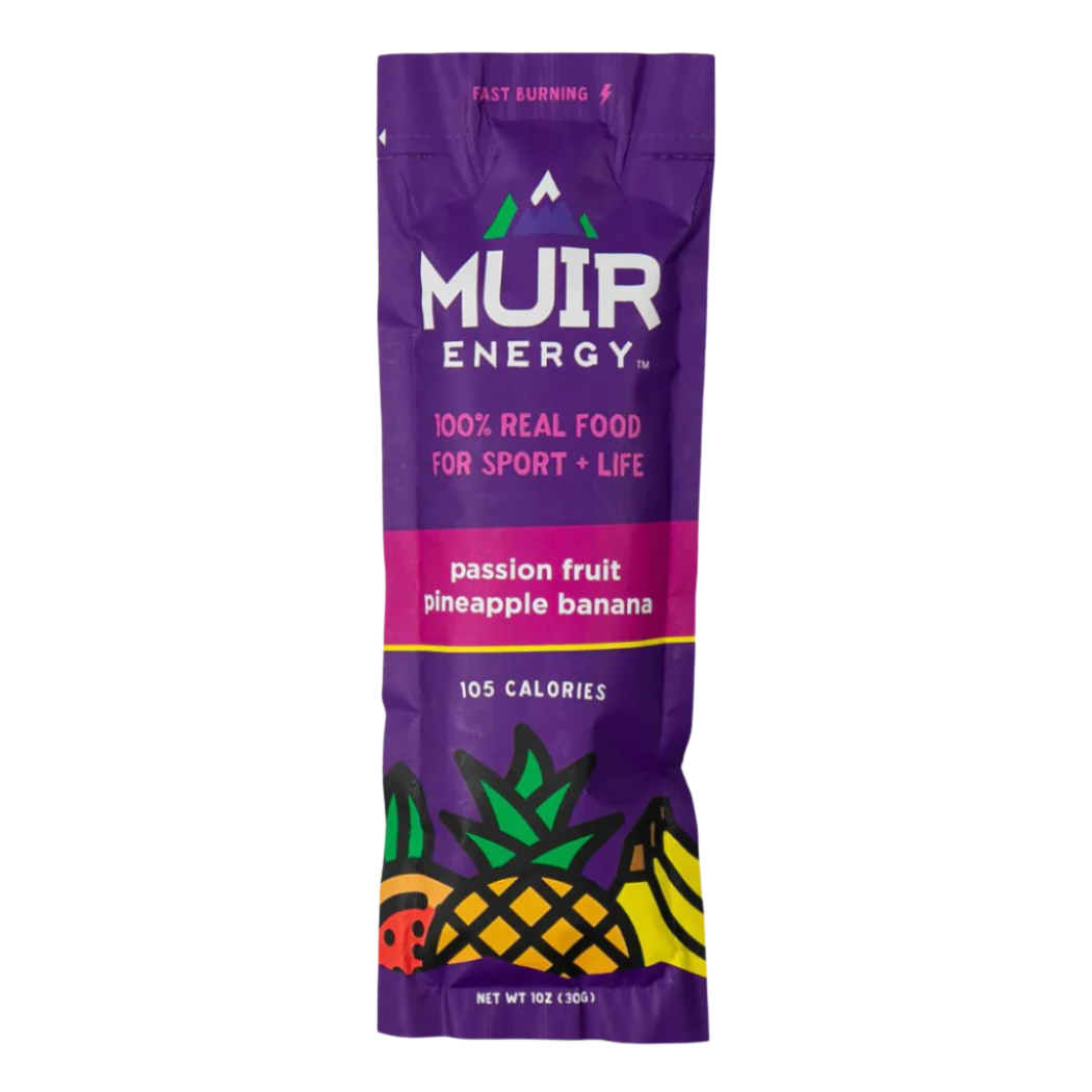 Muir Energy - Energy Gels - Passion Fruit Pineapple Banana (30g)