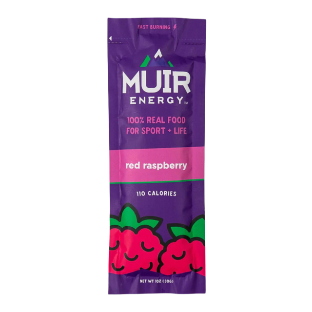 Muir Energy - Energy Gels - Red Raspberry (30g)