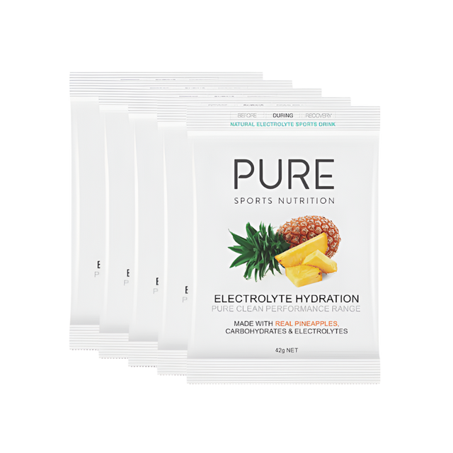 Pure Sports Nutrition - Electrolyte Hydration - Pineapple (42g) - 5 Pack