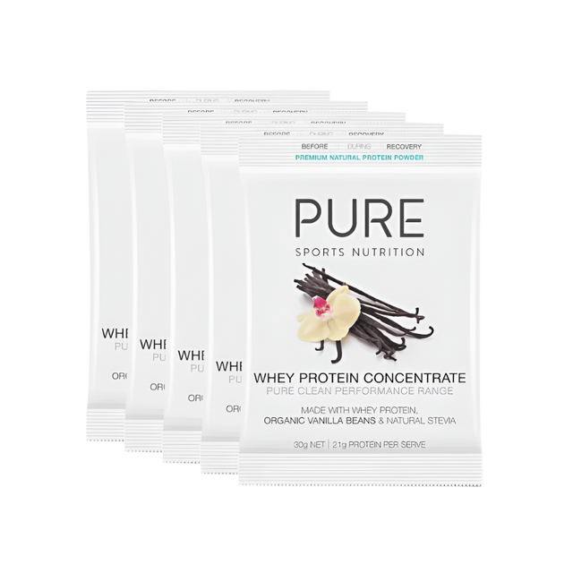 Pure Sports Nutrition - Whey Protein 30g Sachet - Vanilla - 5 Pack