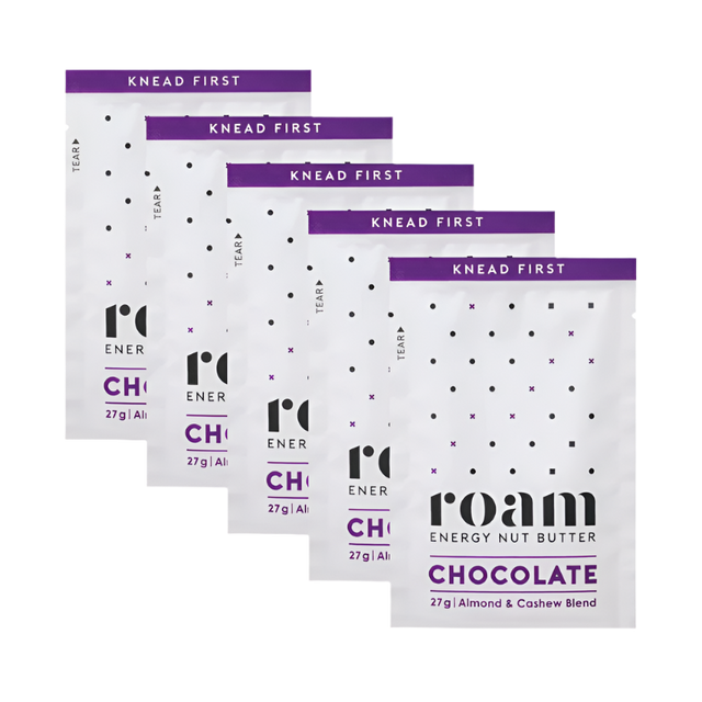 Roam - Chocolate Almond & Cashew Energy Nut Butter (27g) - 5 Pack