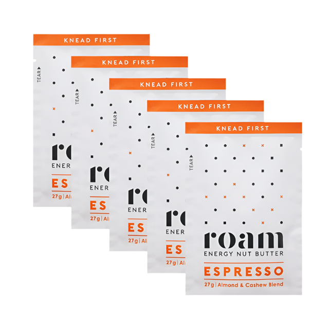 Roam - Espresso Almond & Cashew Energy Nut Butter - 5 Pack