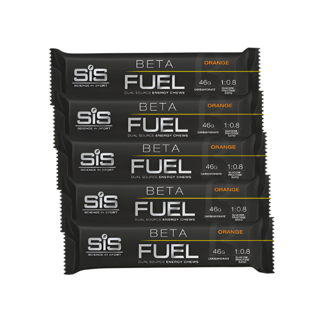 Science In Sport (SIS) - Beta Fuel Energy Chew - Orange (60g)  - 5 Pack