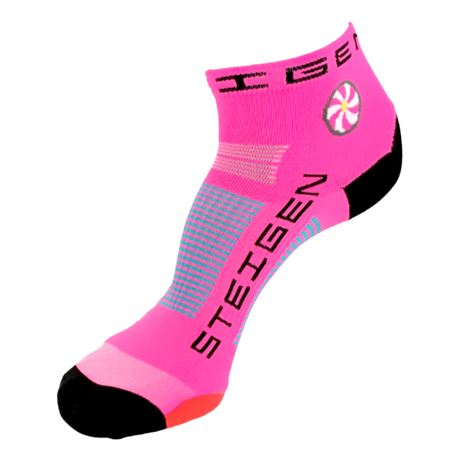 Steigen - Quarter Length Running Socks - Pink