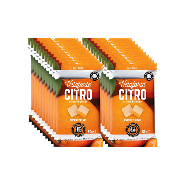 Veloforte - Energy Chews - Citro (Citrus & Ginger) - Box of 20