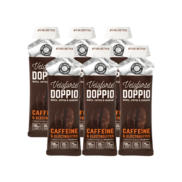 Veloforte - Energy Gels - Doppio (Coffee & Maple) - 6 Pack