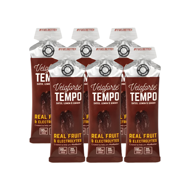 Veloforte - Energy Gels - Tempo (Date, Lemon & Ginger) - 6 Pack